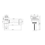 Сифон и донный клапан Wellsee Drainage System 182103003 (состоит из 182103000, 182139000)